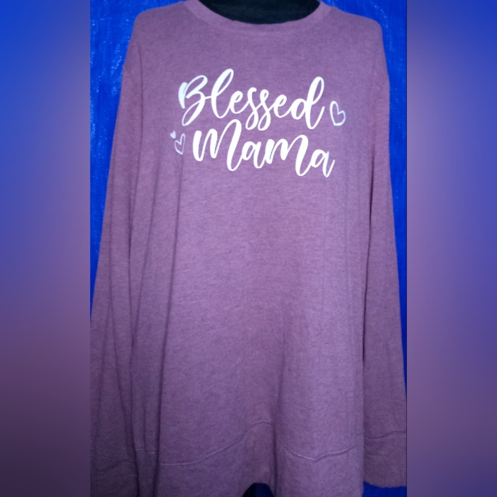Blessed mom long shirt
